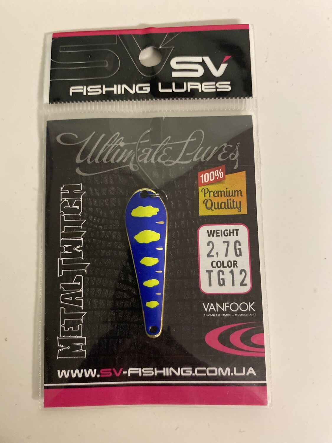 SV Fishing Lures Spoon Metal Twitch 2,7gr