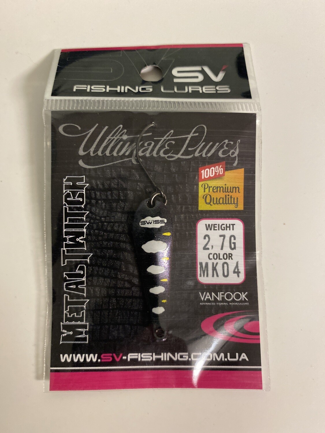 SV Fishing Lures Spoon Metal Twitch 2,7gr