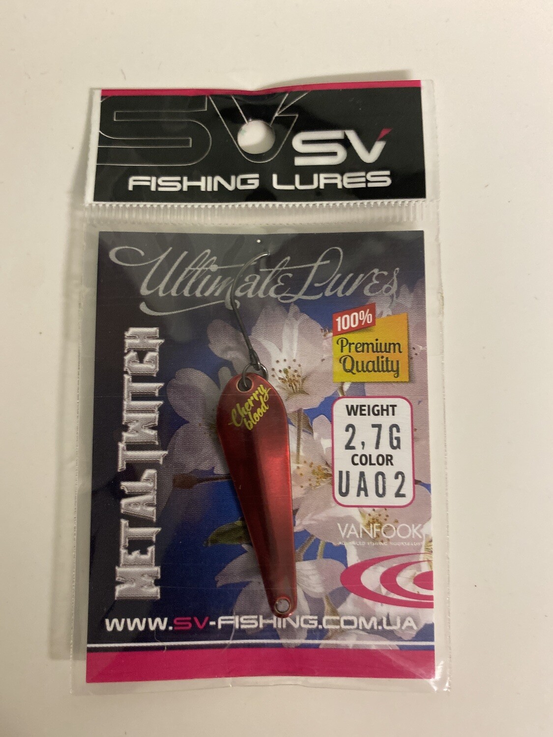 SV Fishing Lures Spoon Metal Twitch 2,7gr