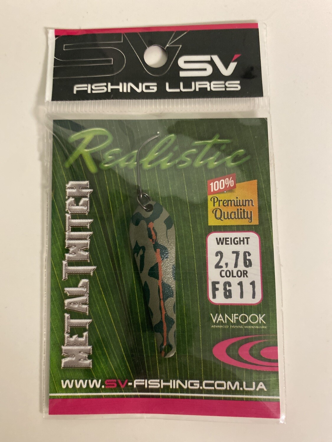 SV Fishing Lures Spoon Metal Twitch 2,7gr