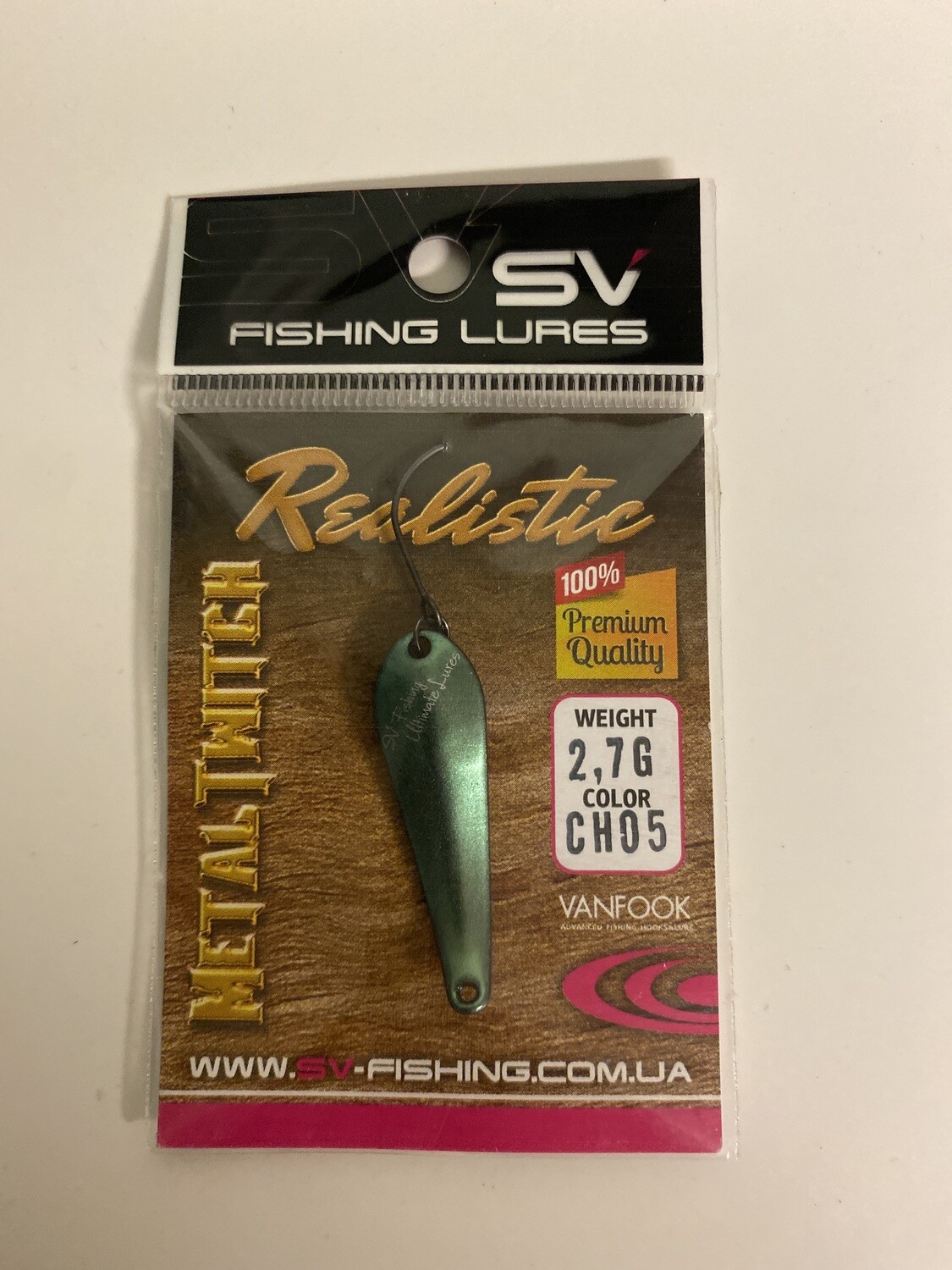 SV Fishing Lures Spoon Metal Twitch 2,7gr