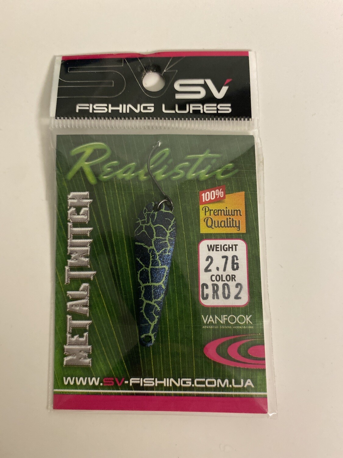 SV Fishing Lures Spoon Metal Twitch 2,7gr