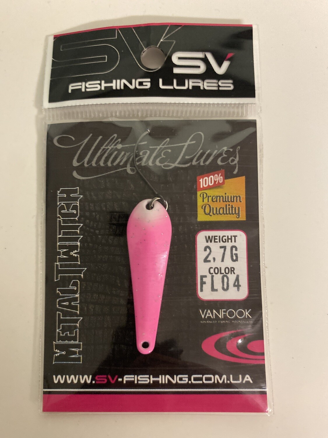 SV Fishing Lures Spoon Metal Twitch 2,7gr