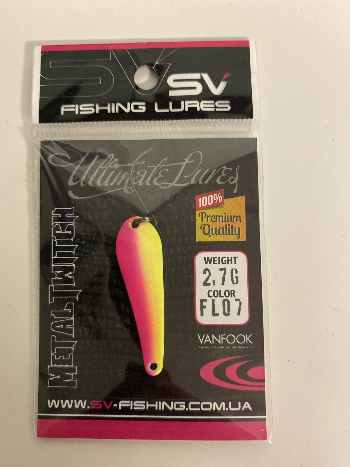 SV Fishing Lures Spoon Metal Twitch 2,7gr