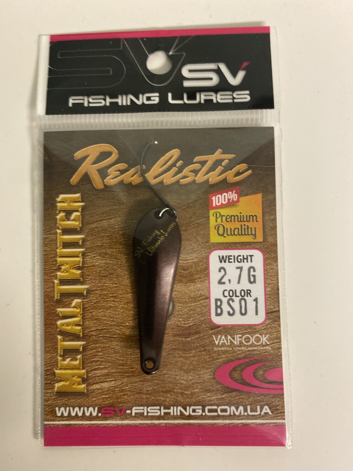 SV Fishing Lures Spoon Metal Twitch 2,7gr