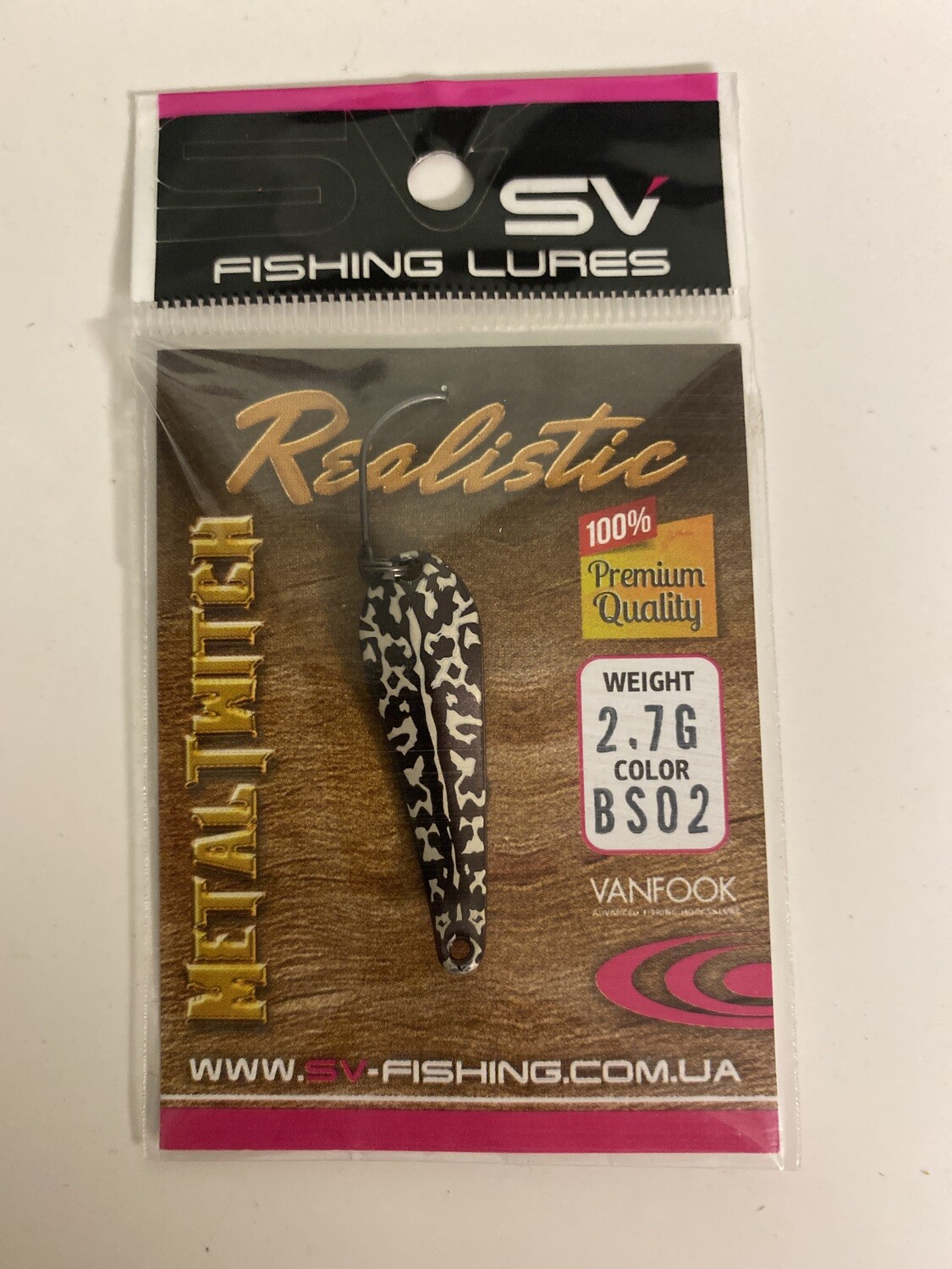 SV Fishing Lures Spoon Metal Twitch 2,7gr