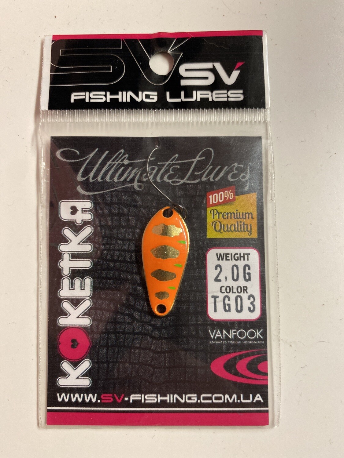 SV Fishing Lures Spoon Koketka 2,0g