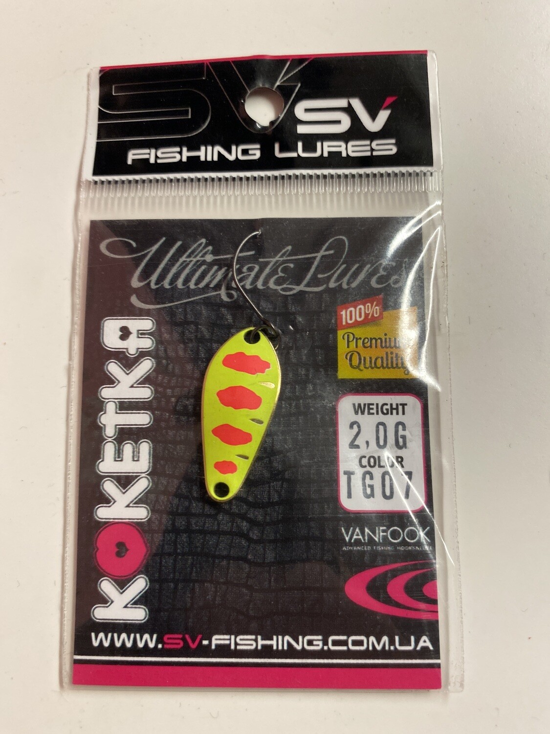 SV Fishing Lures Spoon Koketka 2,0g