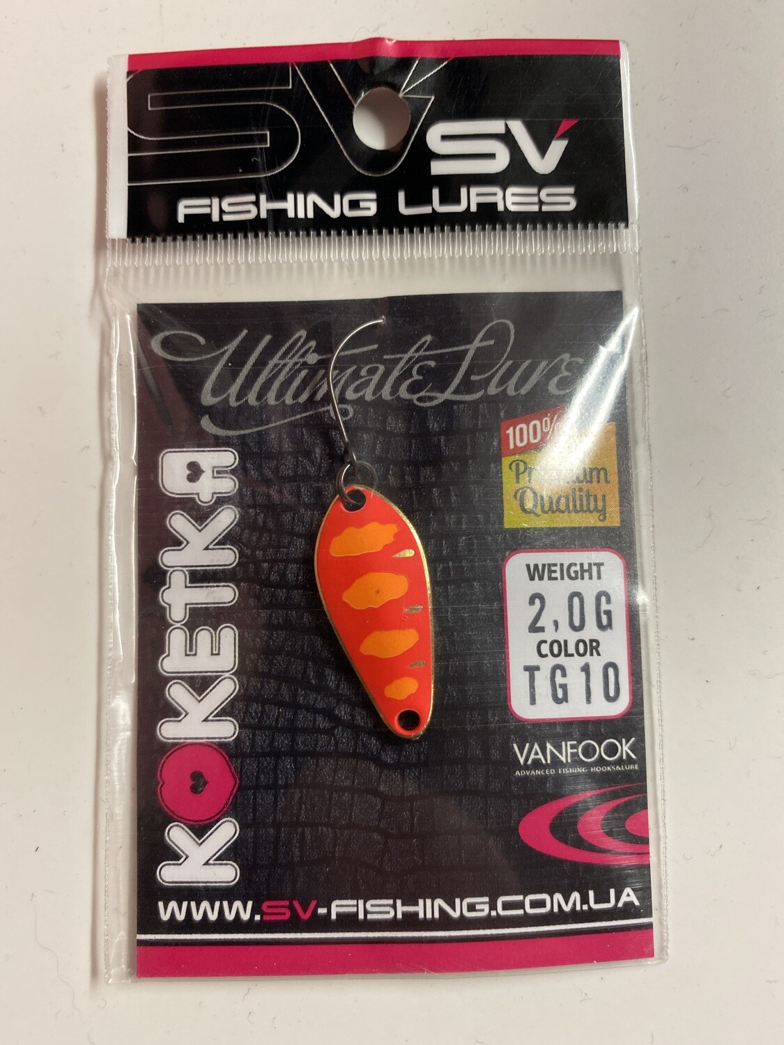 SV Fishing Lures Spoon Koketka 2,0g