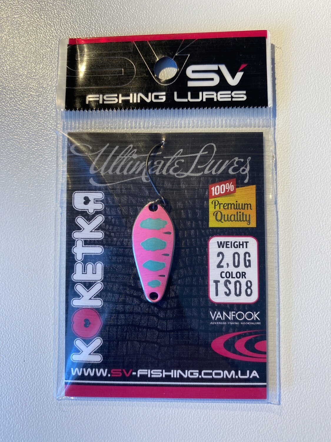 SV Fishing Lures Spoon Koketka 2,0g