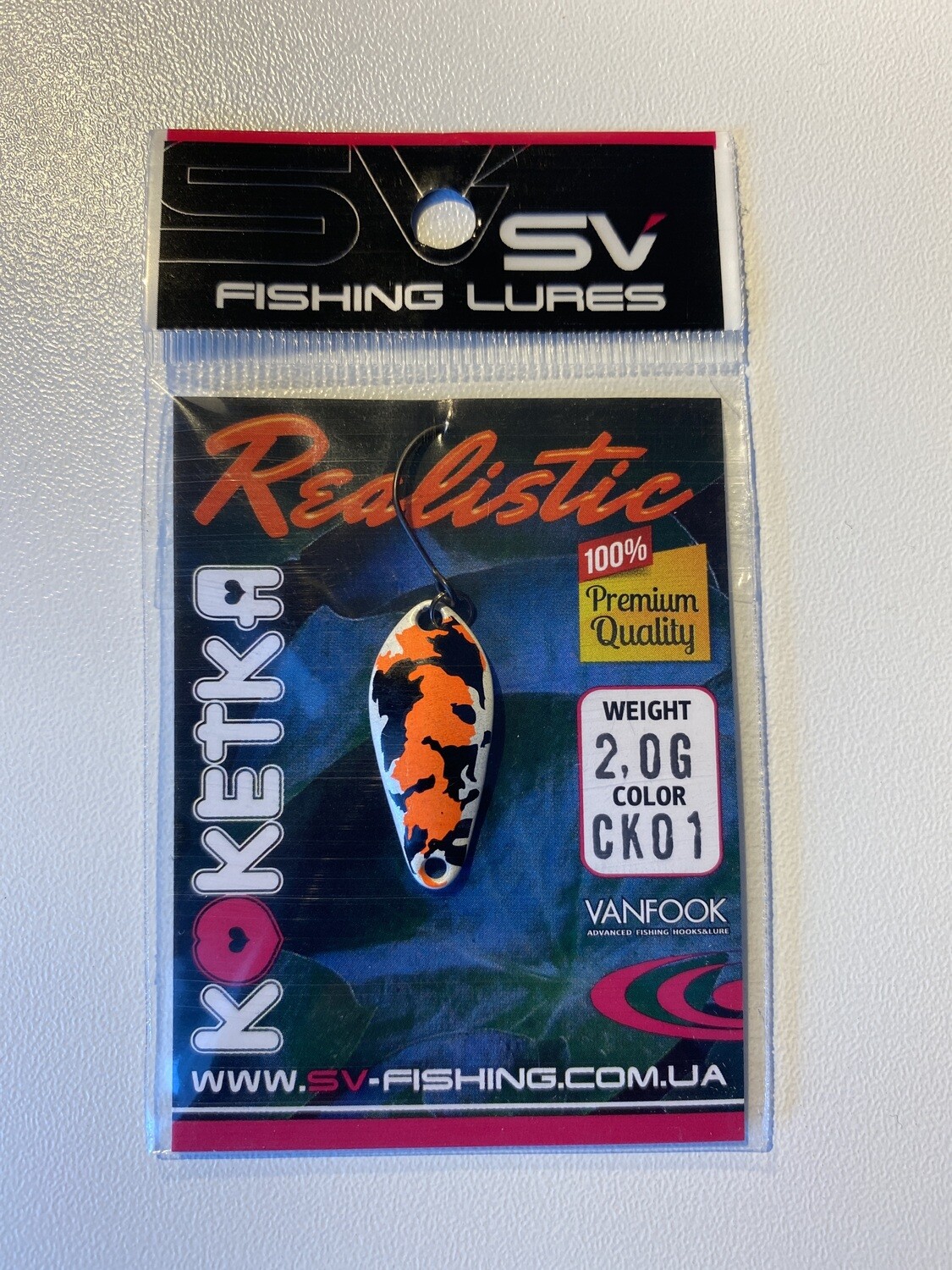 SV Fishing Lures Spoon Koketka 2,0g