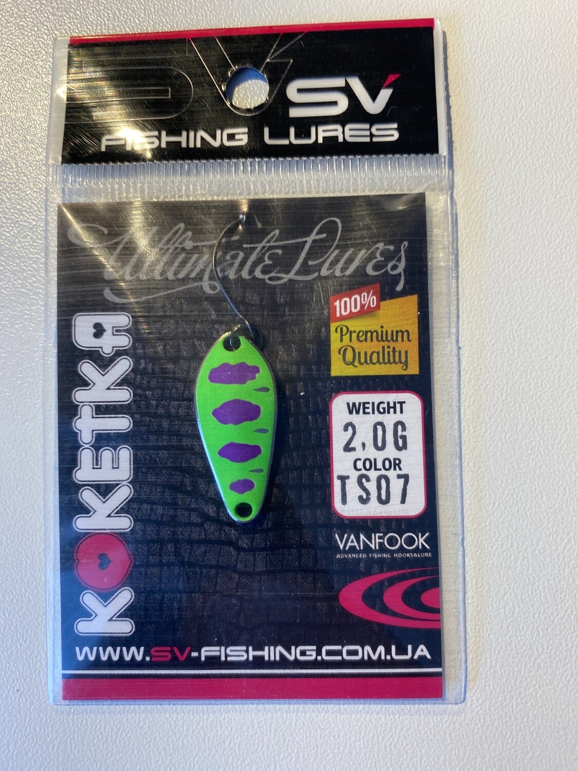 SV Fishing Lures Spoon Koketka 2,0g
