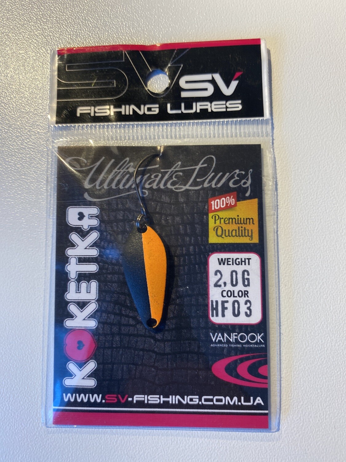 SV Fishing Lures Spoon Koketka 2,0g