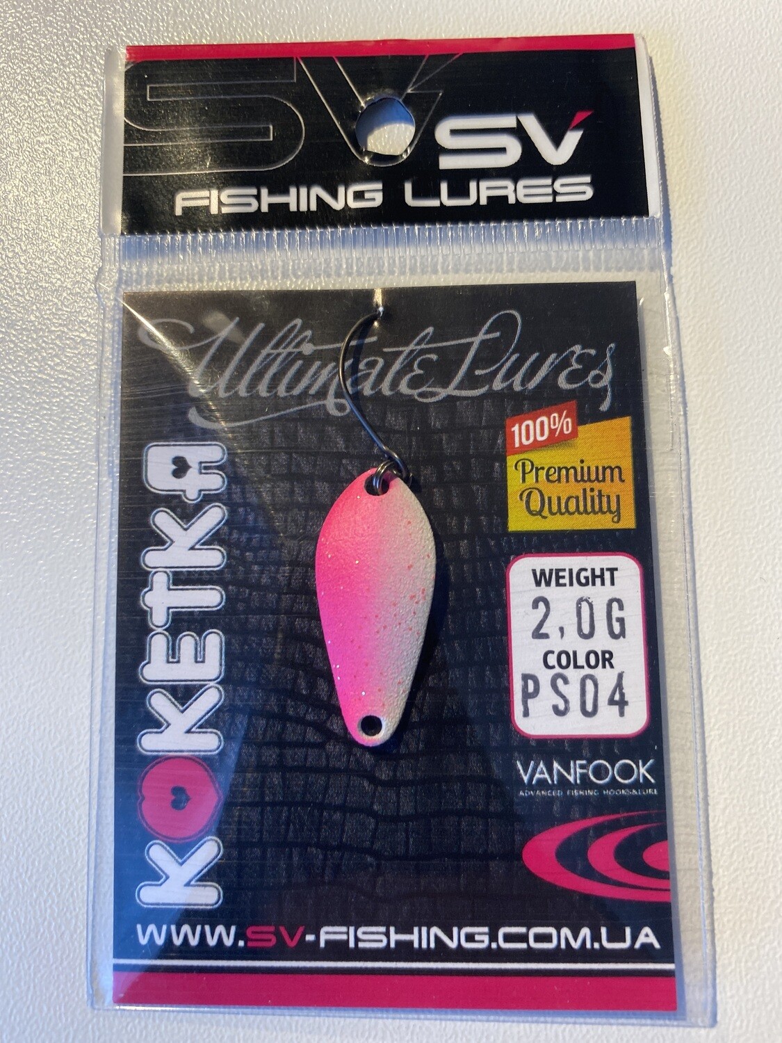 SV Fishing Lures Spoon Koketka 2,0g