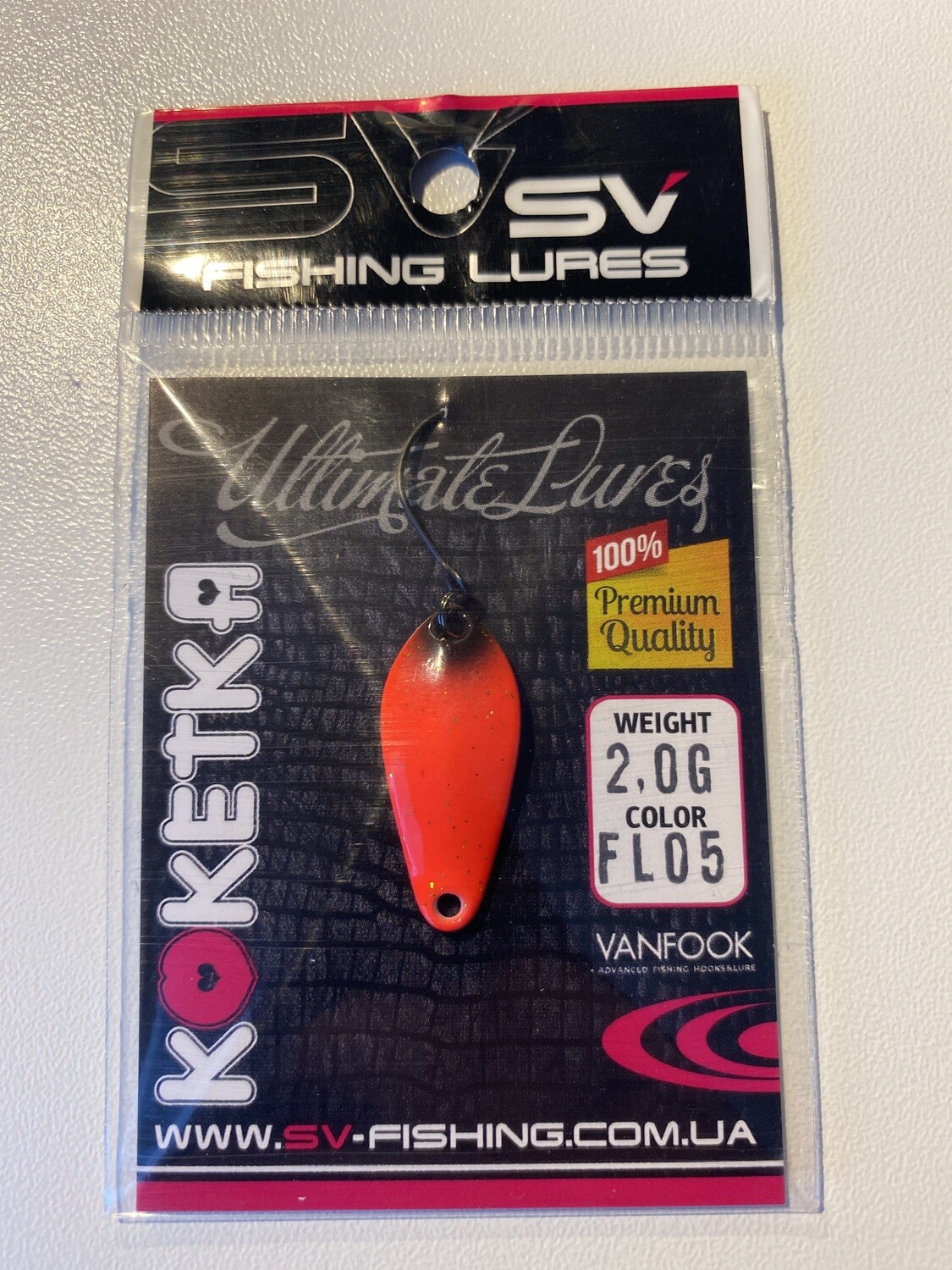 SV Fishing Lures Spoon Koketka 2,0g
