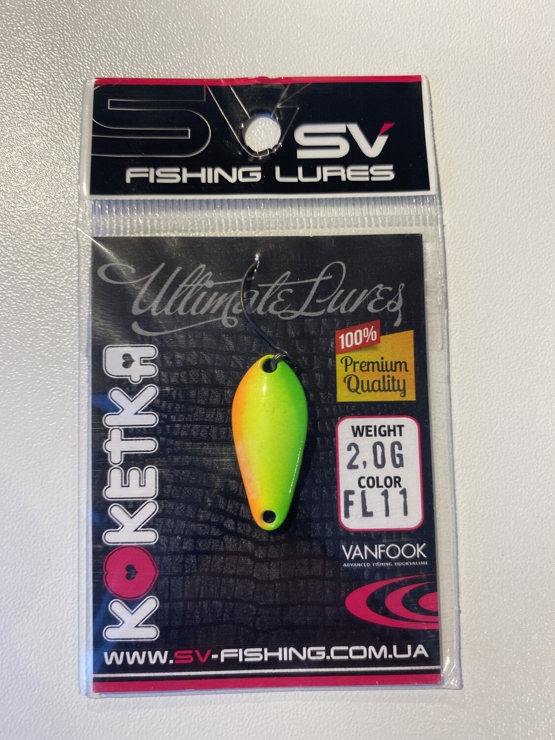 SV Fishing Lures Spoon Koketka 2,0g