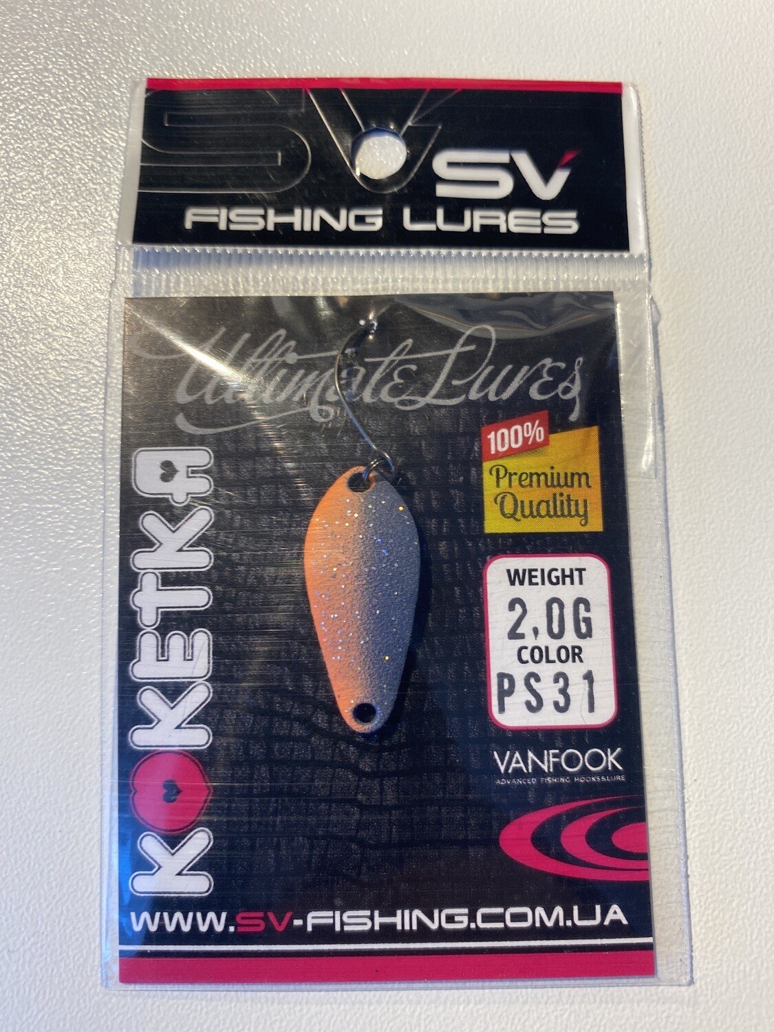 SV Fishing Lures Spoon Koketka 2,0g