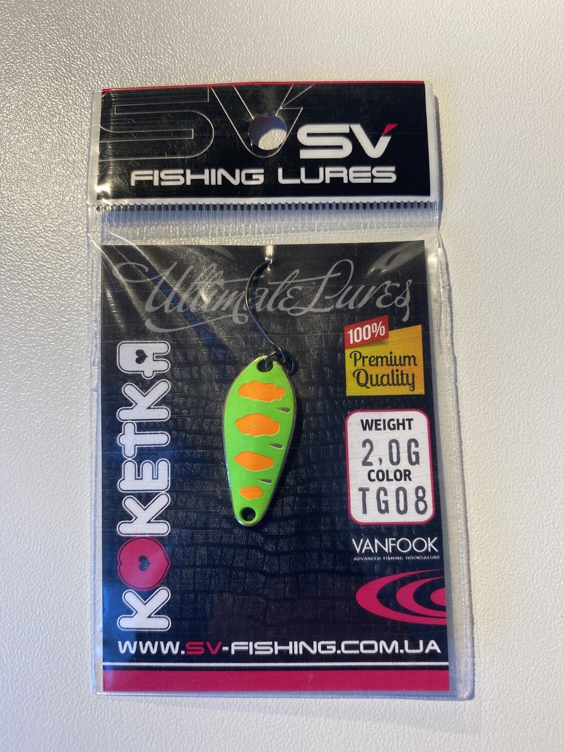 SV Fishing Lures Spoon Koketka 2,0g