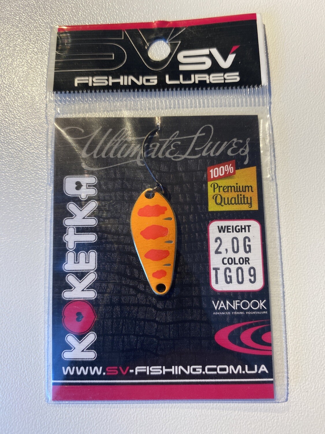 SV Fishing Lures Spoon Koketka 2,0g