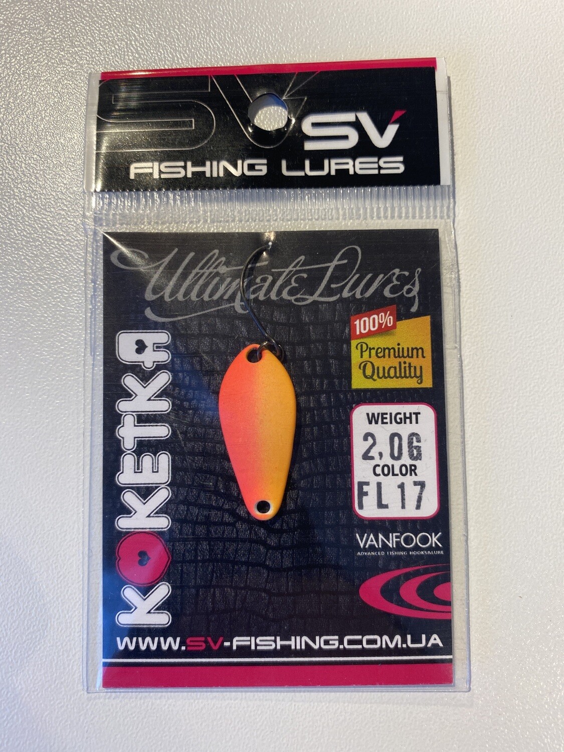 SV Fishing Lures Spoon Koketka 2,0g