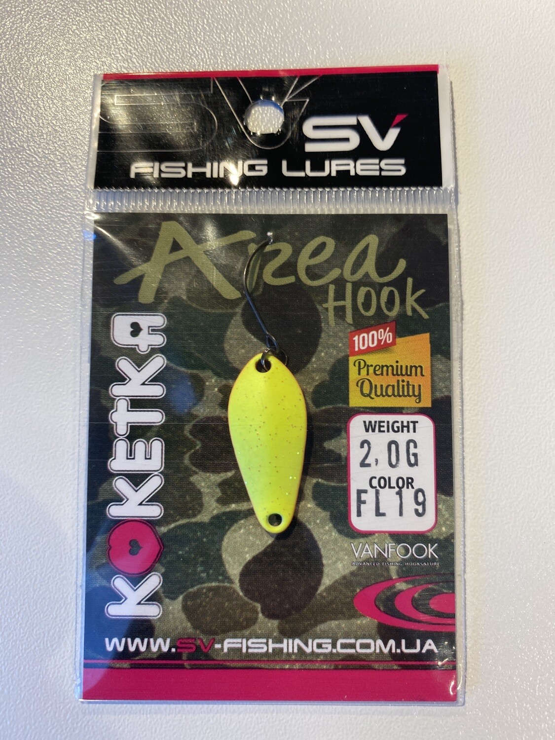 SV Fishing Lures Spoon Koketka 2,0g