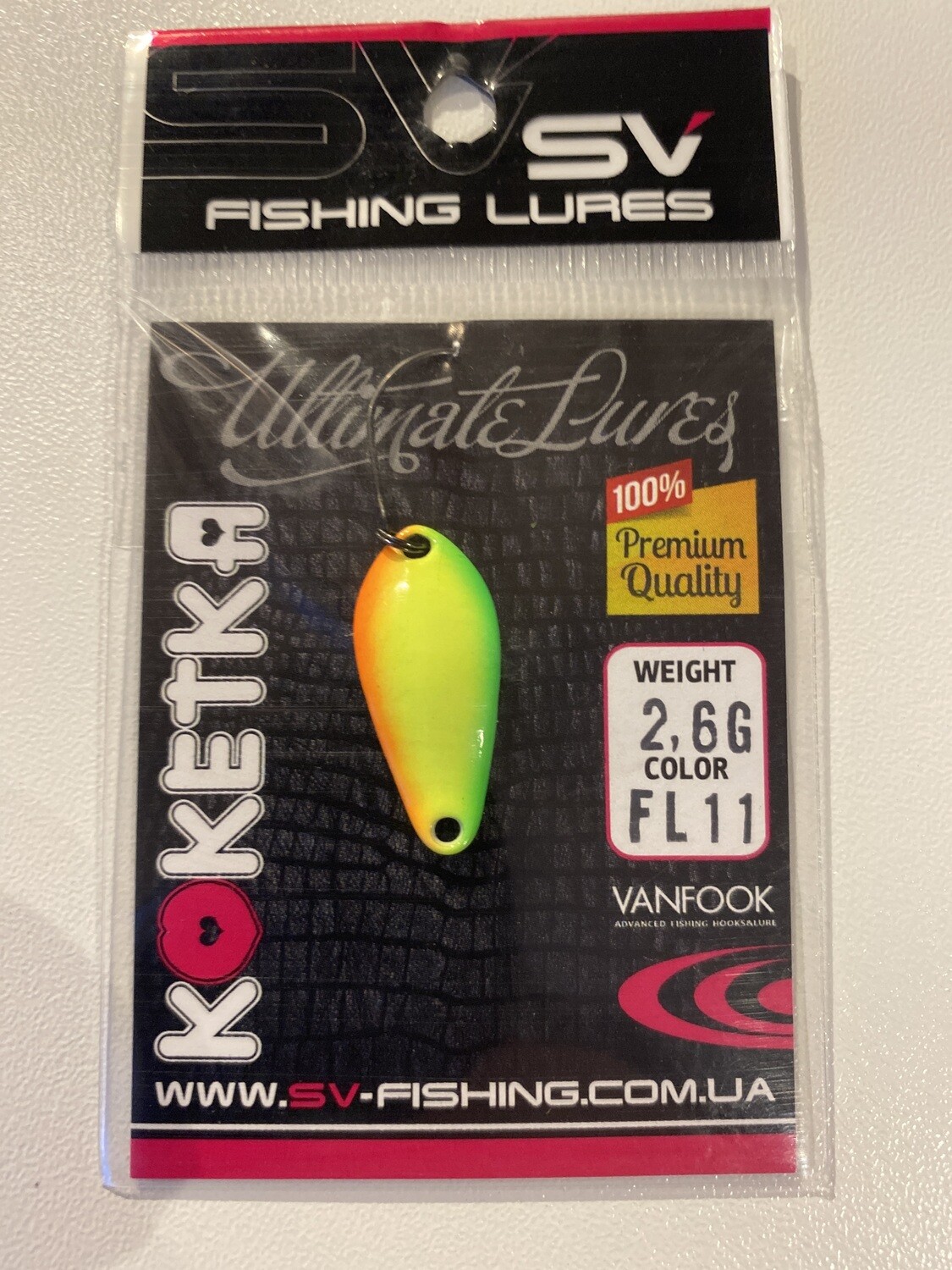 SV Fishing Lures Spoon Koketka 2,6gr