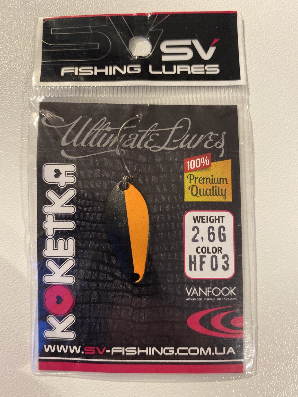 SV Fishing Lures Spoon Koketka 2,6gr