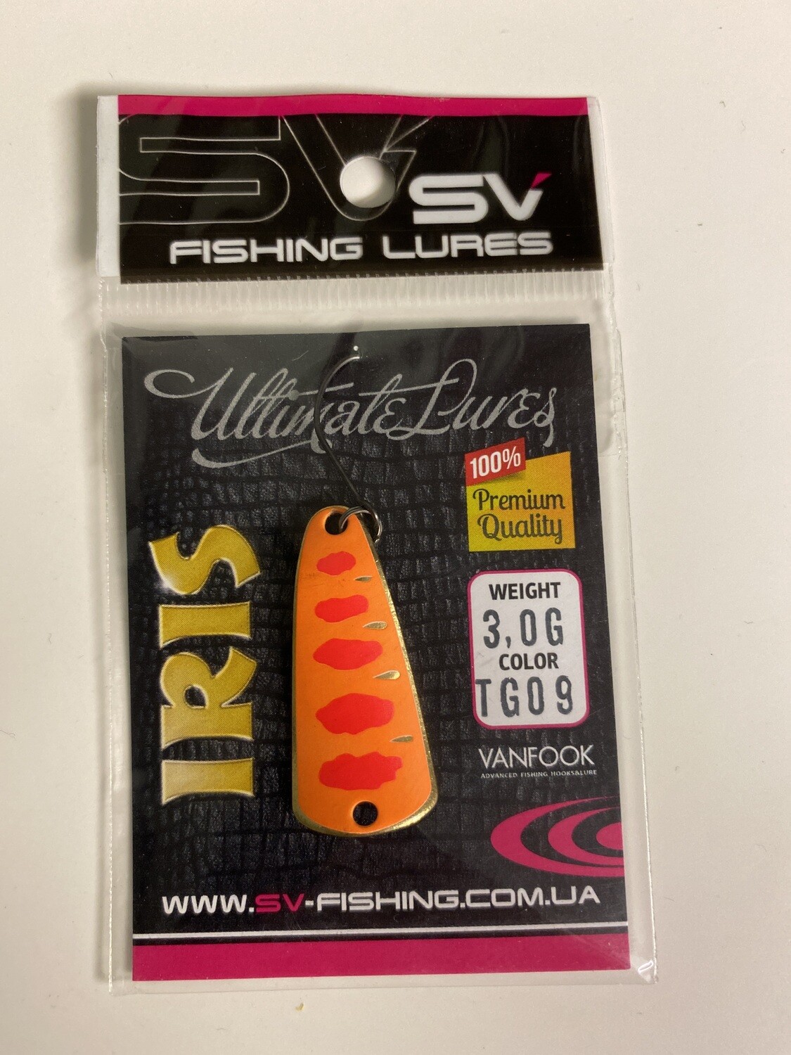 SV Fishing Lures Spoon Iris 3,0gr