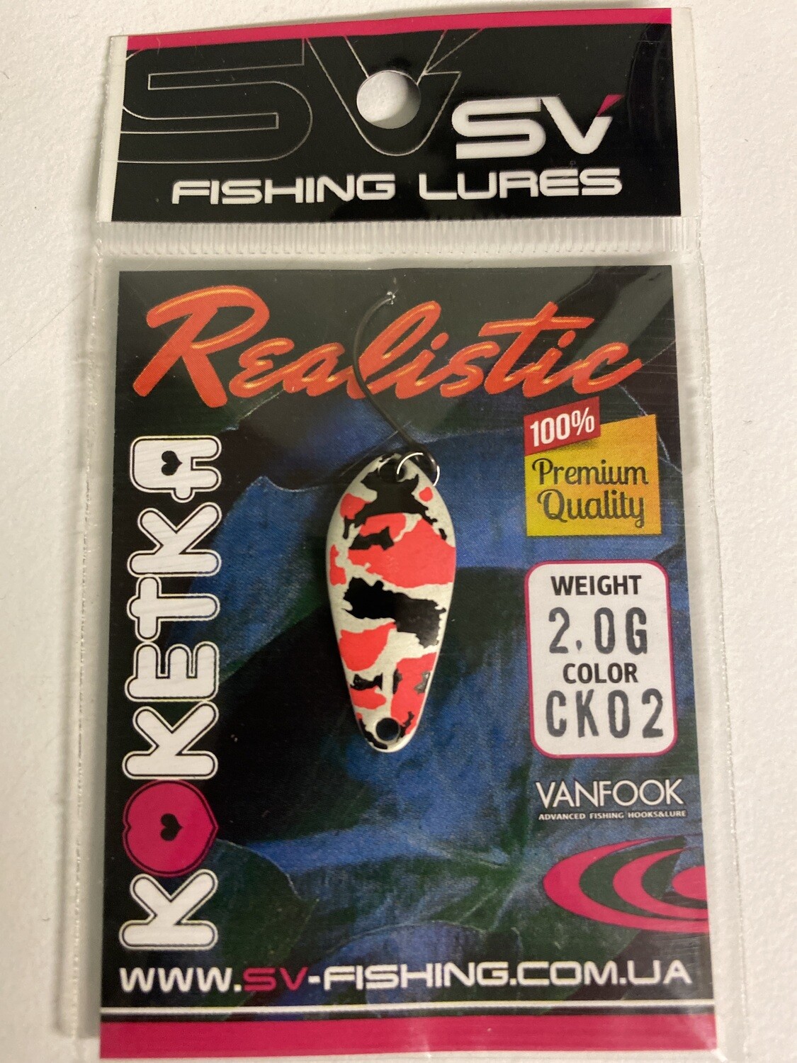 SV Fishing Lures Spoon Koketka 2,0g