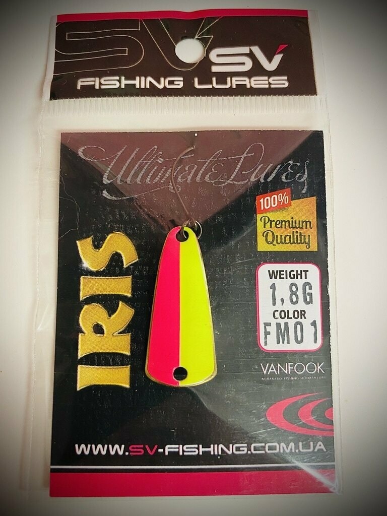 SV Fishing Lures Spoon Forellenmeister 01 Iris 1,8gr