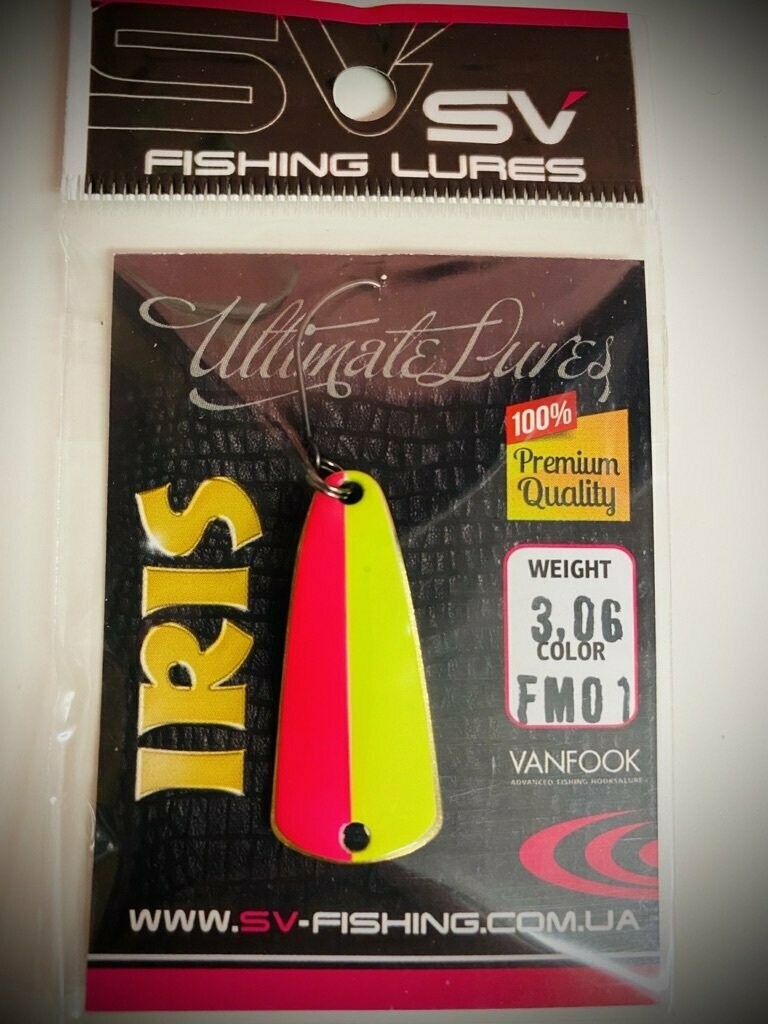 SV Fishing Lures Spoon Forellenmeister 01 Iris 3,0gr