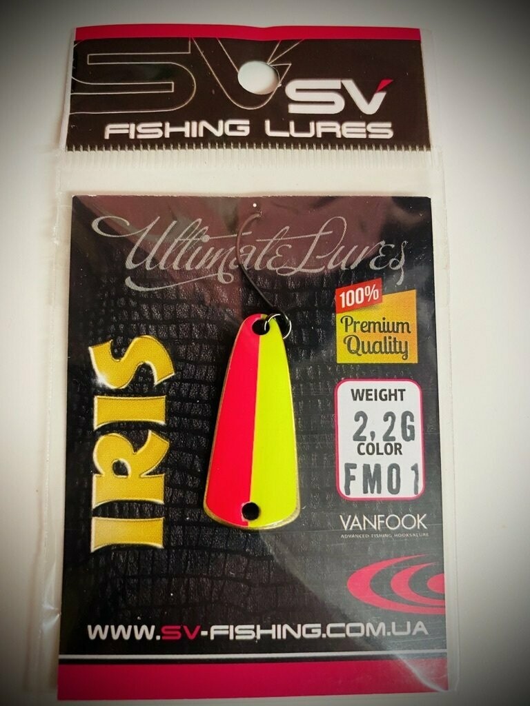SV Fishing Lures Spoon Forellenmeister 01 Iris 2,2gr