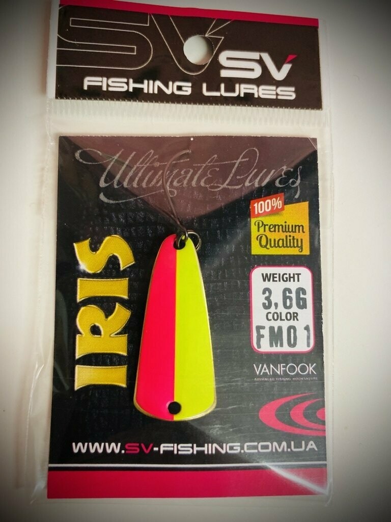 SV Fishing Lures Spoon Forellenmeister 01 Iris 3,6gr