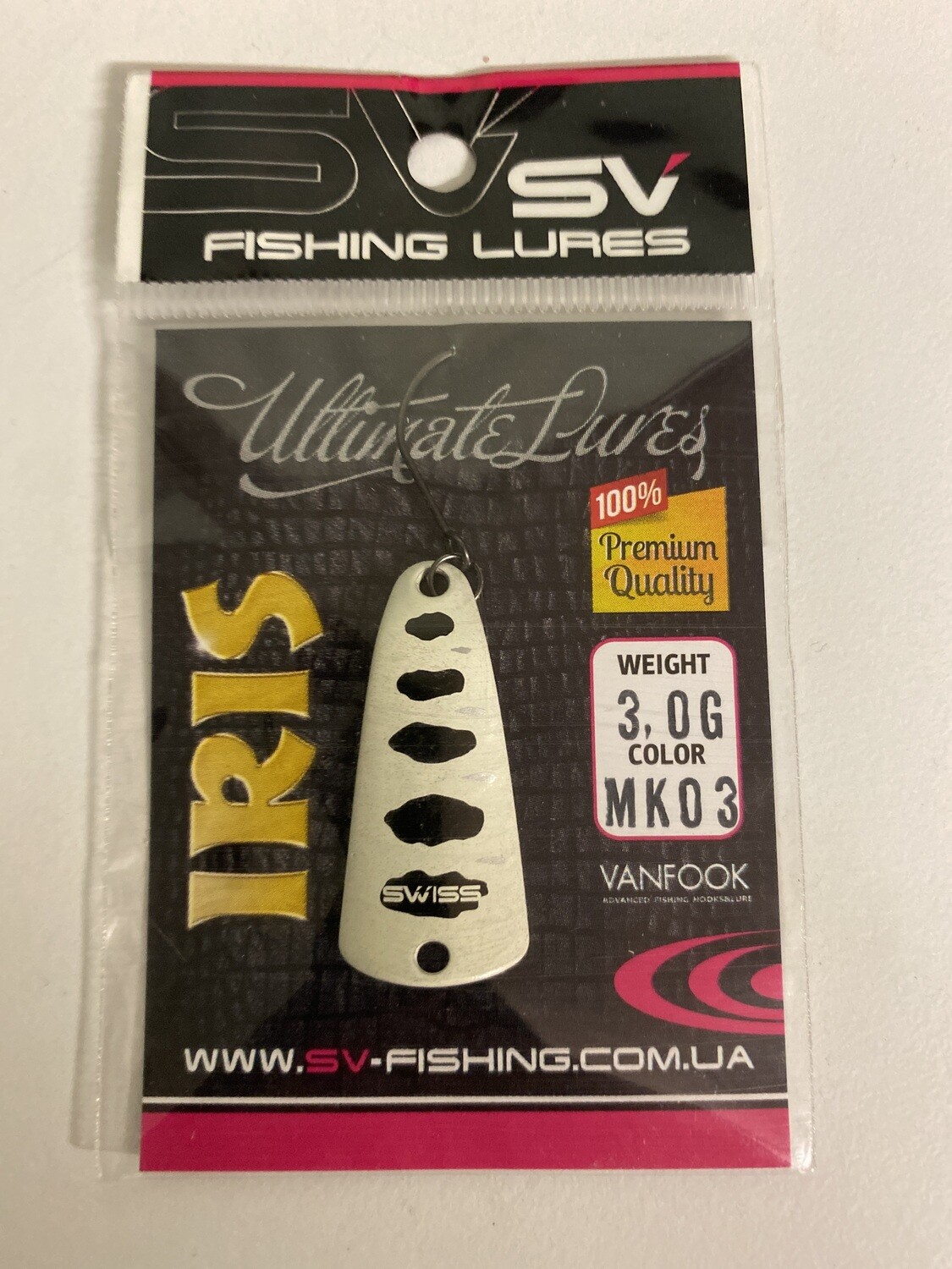SV Fishing Lures Spoon Iris 3,0gr