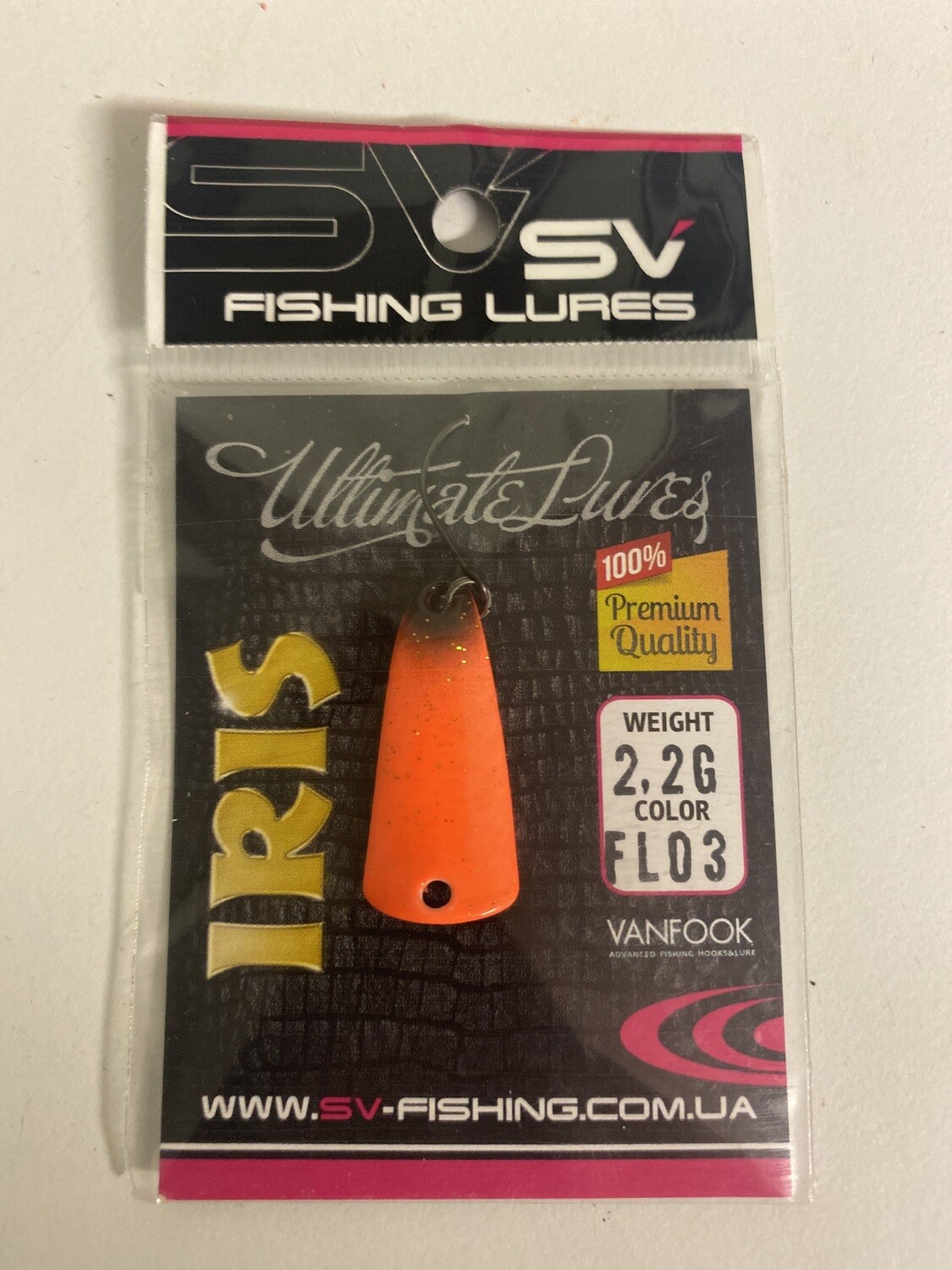 SV Fishing Lures Spoon Iris 2,2gr