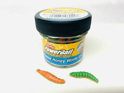 Power Honey Worm 2,5cm (Orage / Green)