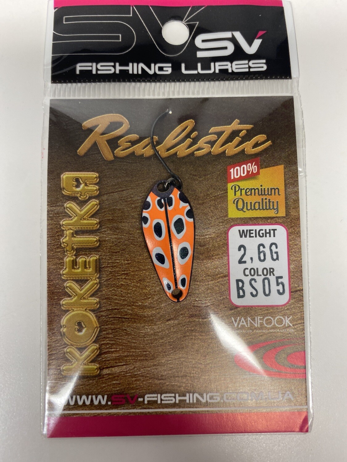 SV Fishing Lures Spoon Koketka 2,6 Gramm