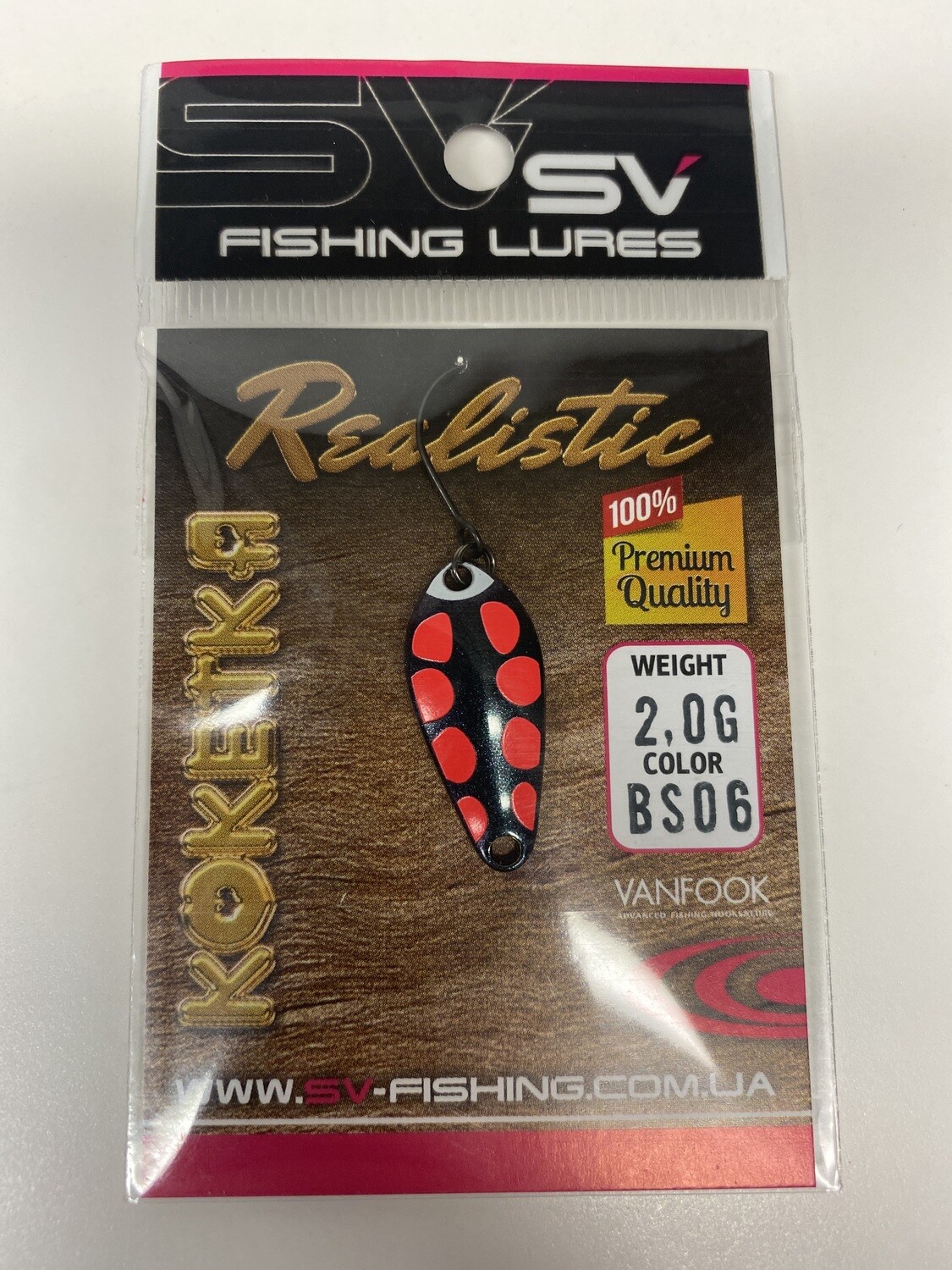 SV Fishing Lures Spoon Koketka 2,0 Gramm