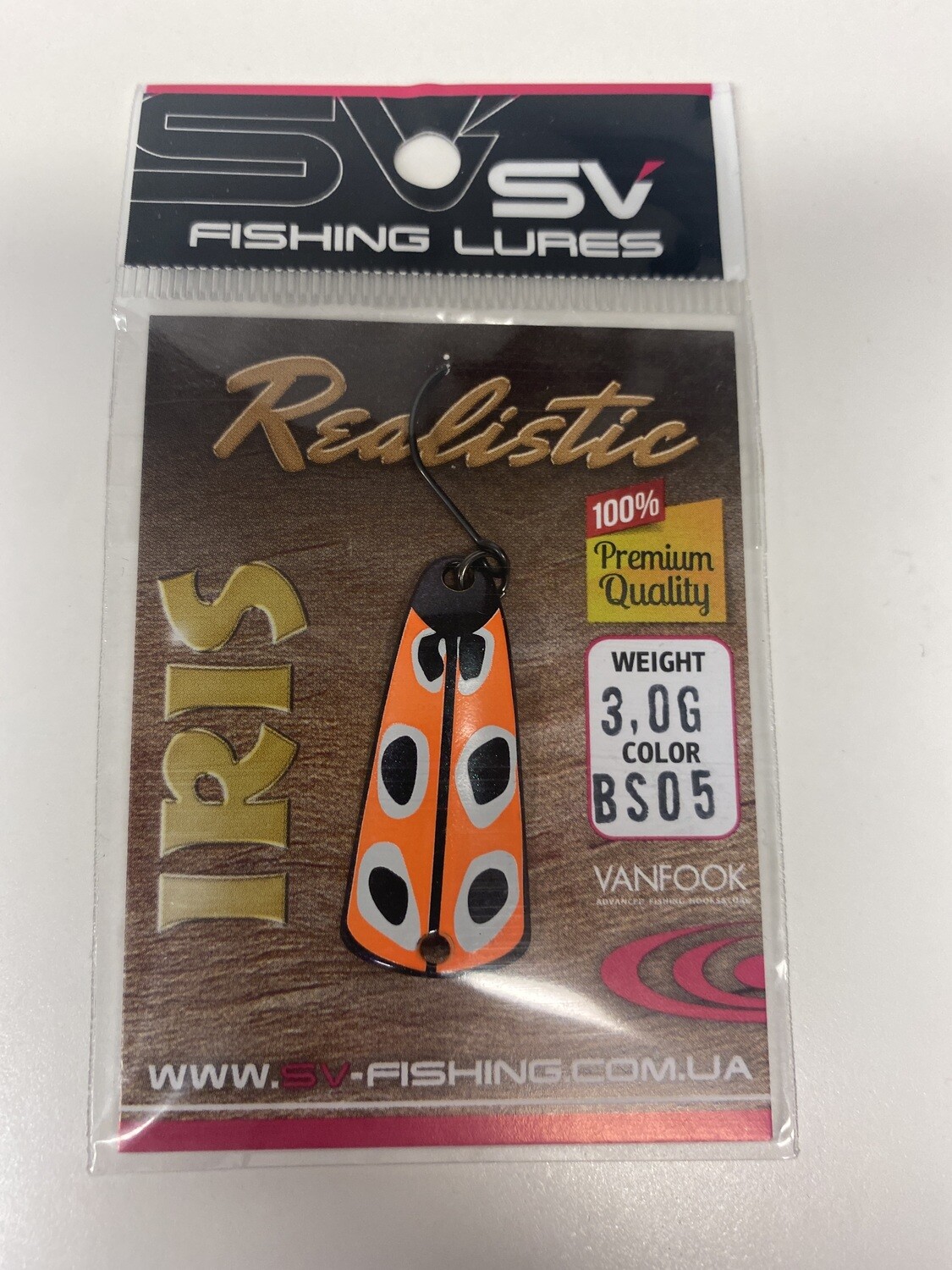 SV Fishing Lures Spoon Iris  3,0 Gramm