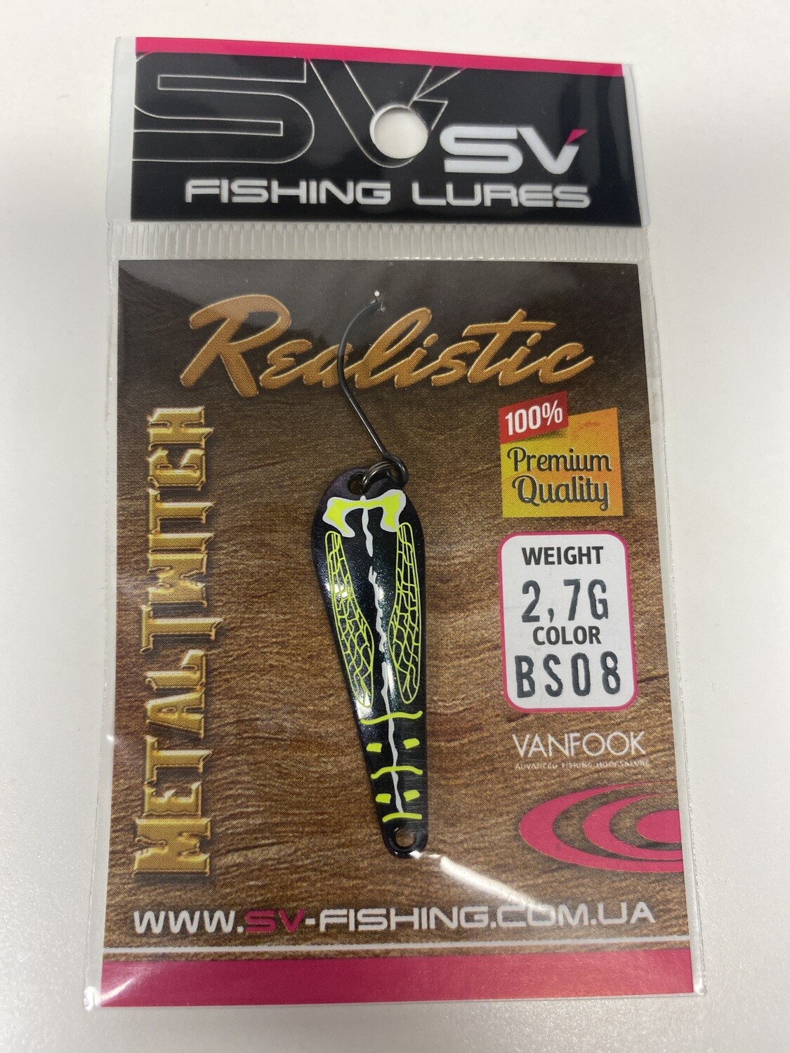 SV Fishing Lures Spoon Metal Twitch 2,7 Gramm