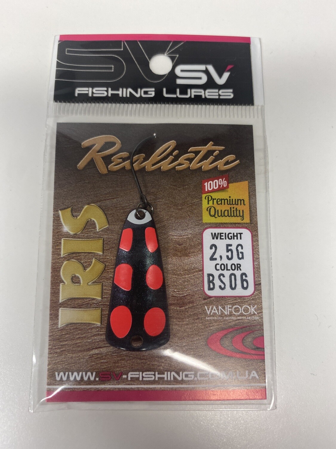 SV Fishing Lures Spoon Iris  2,5 Gramm