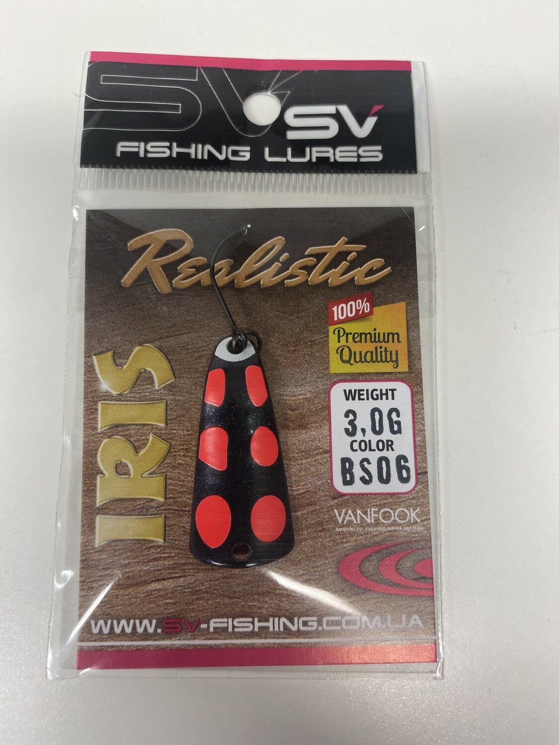 SV Fishing Lures Spoon Iris  3,0 Gramm