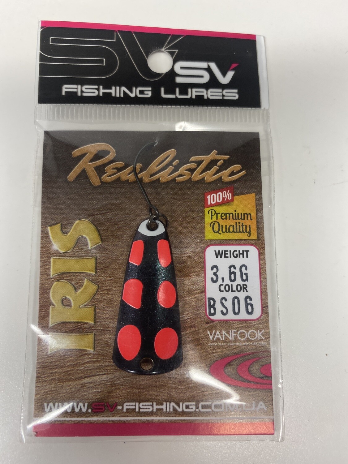 SV Fishing Lures Spoon Iris  3,6 Gramm