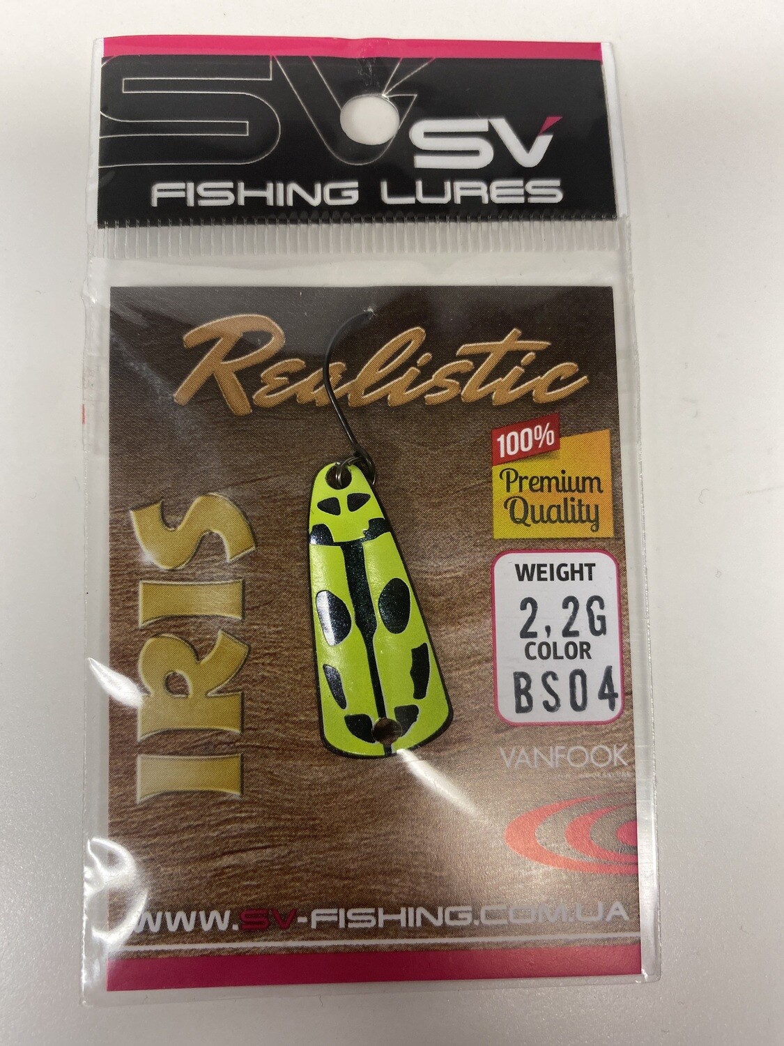SV Fishing Lures Spoon Iris  2,2 Gramm
