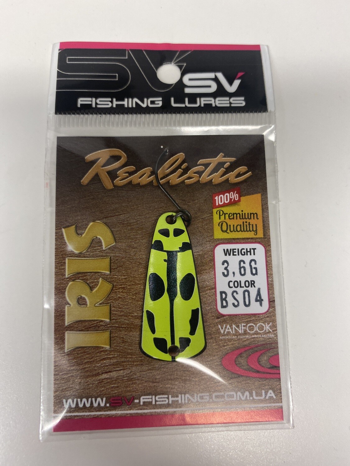 SV Fishing Lures Spoon Iris  3,6 Gramm