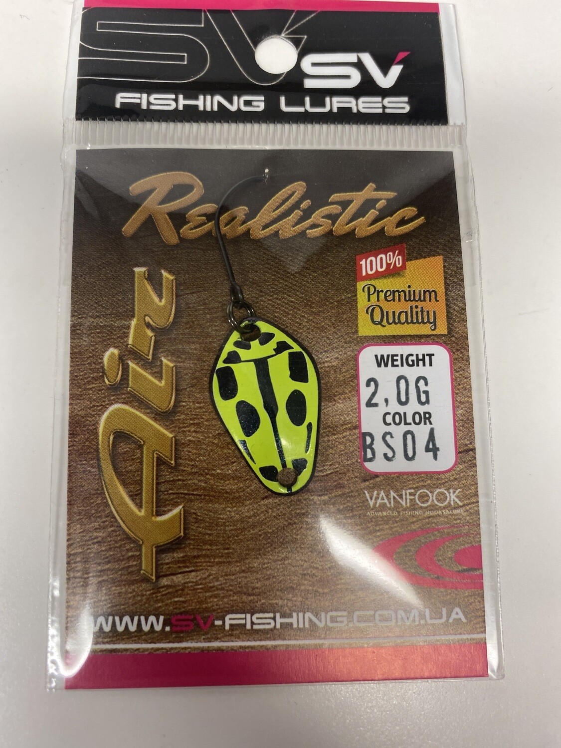 SV Fishing Lures Spoon Air 2 Gramm