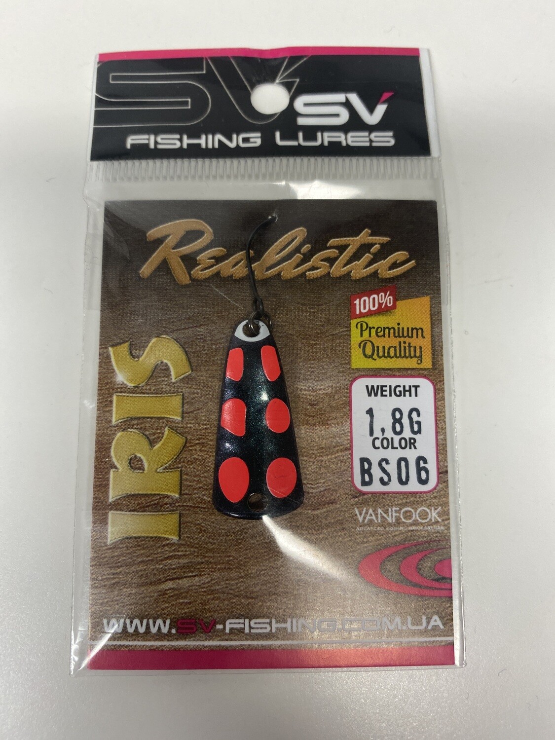 SV Fishing Lures Spoon Iris 1,8 Gramm