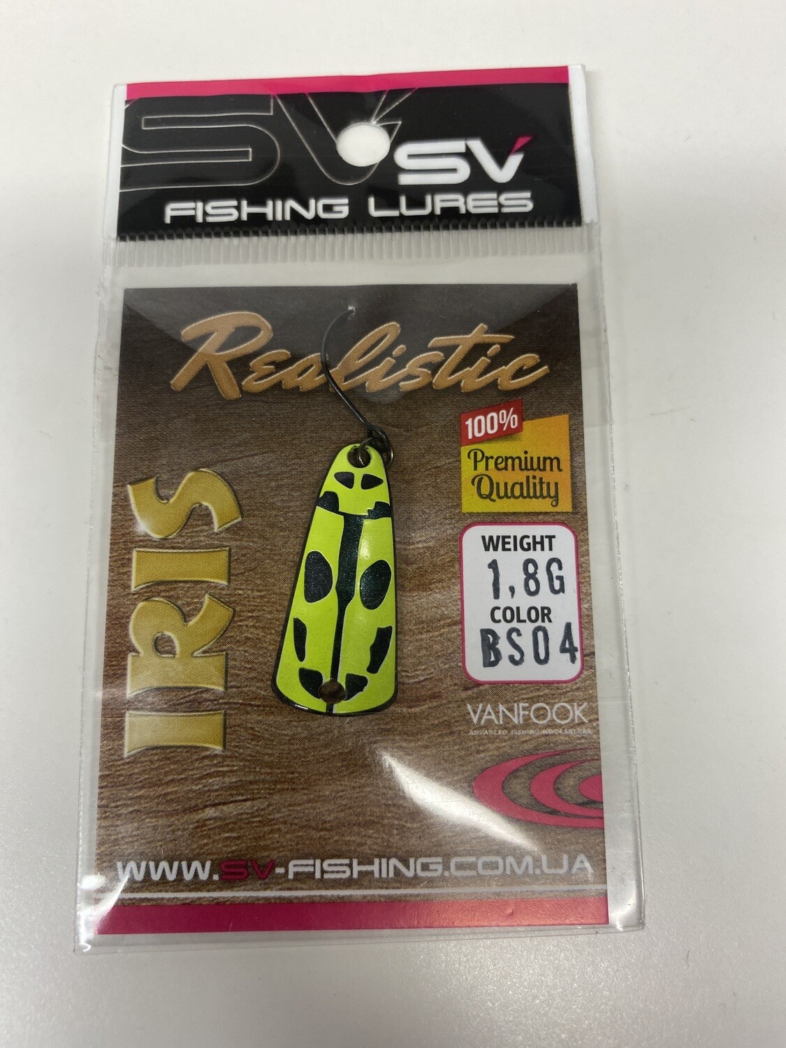 SV Fishing Lures Spoon Iris 1,8 Gramm