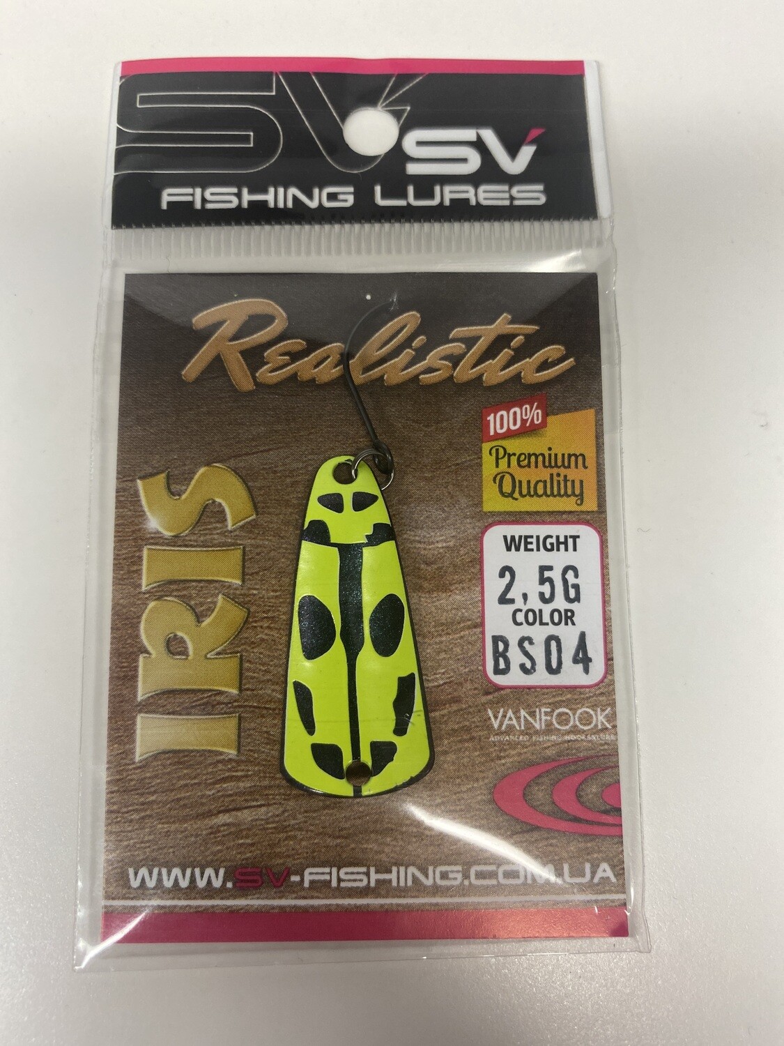 SV Fishing Lures Spoon Iris  2,5 Gramm