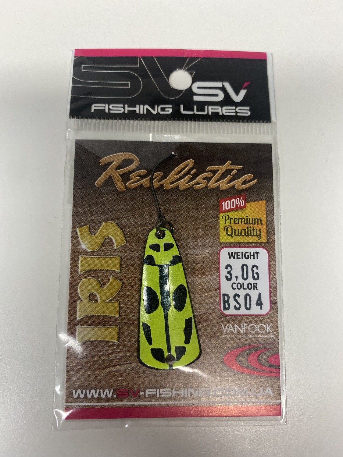 SV Fishing Lures Spoon Iris  3,0 Gramm